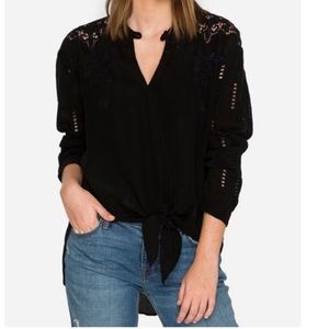 Johnny Was Heidine Black Top